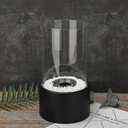 Kerosene Lantern – Decorative Oil Lamp with Metal and Glass Design