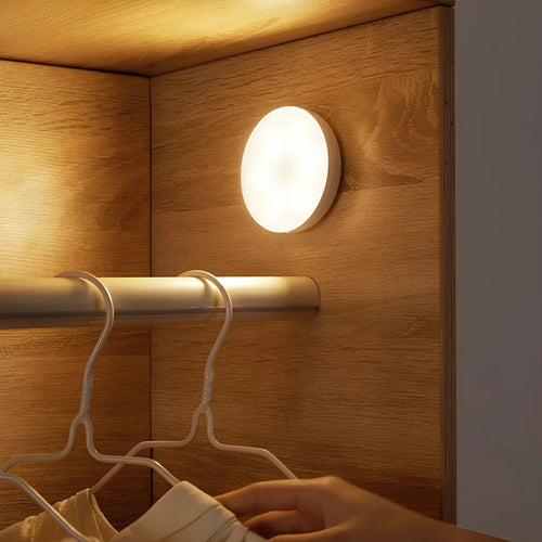 Motion Sensor Night Light – LED Wall Fixture in ABS