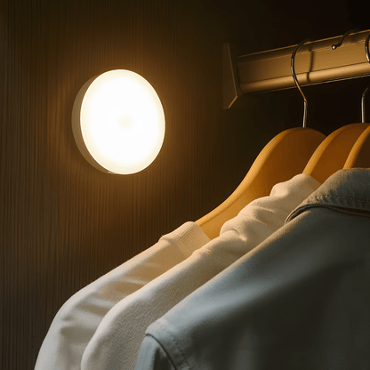 Motion Sensor Night Light – LED Wall Fixture in ABS
