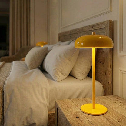 LED Table Lamp with Rechargeable Cordless Design