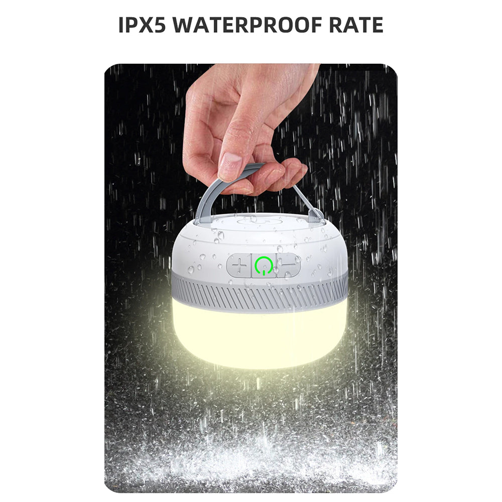 Rechargeable Camping Lantern with 5200mAh Battery – Multi-Color Light