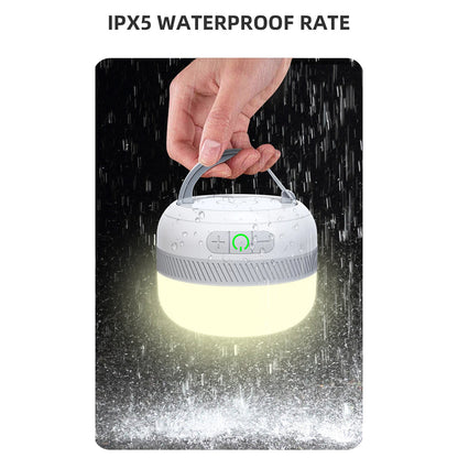 Rechargeable Camping Lantern with 5200mAh Battery – Multi-Color Light