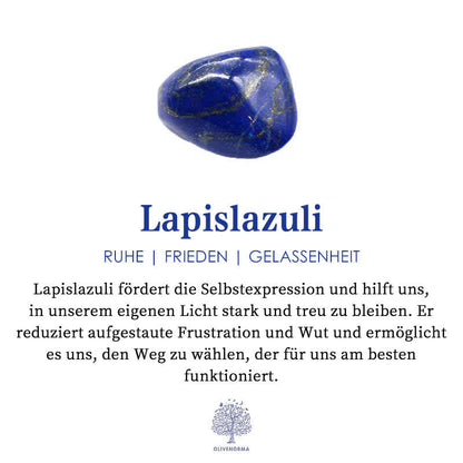 Men's Rosary Necklace with Tiger Eye and Lapis Lazuli – Orion Design