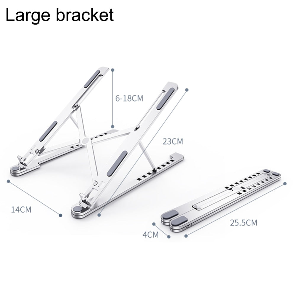 Compact Folding Laptop Stand for Easy Storage and Use