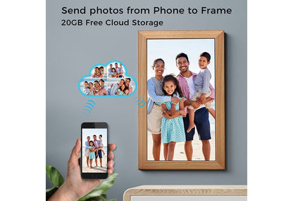 21.5-Inch Smart Photo Frame with Cloud Sharing & Auto Rotate