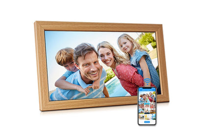 21.5-Inch Smart Photo Frame with Cloud Sharing & Auto Rotate