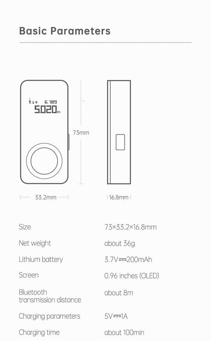 30M Digital Laser Measuring Tape