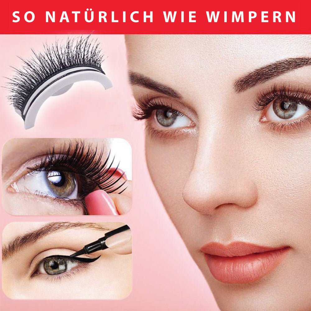 Effortless Glam - Reusable Self-Adhesive Eyelashes - Buy 1 Get 2 Free!
