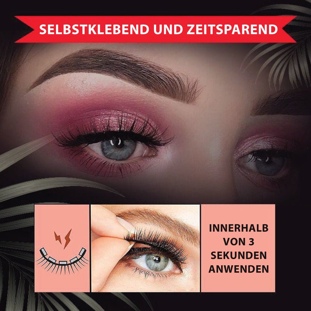 Effortless Glam - Reusable Self-Adhesive Eyelashes - Buy 1 Get 2 Free!