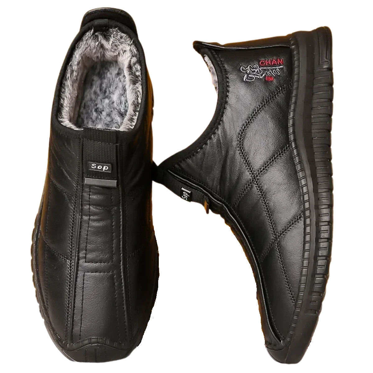 Waterproof Non-Slip Platform Boots for Men - Warm Winter Work Footwear
