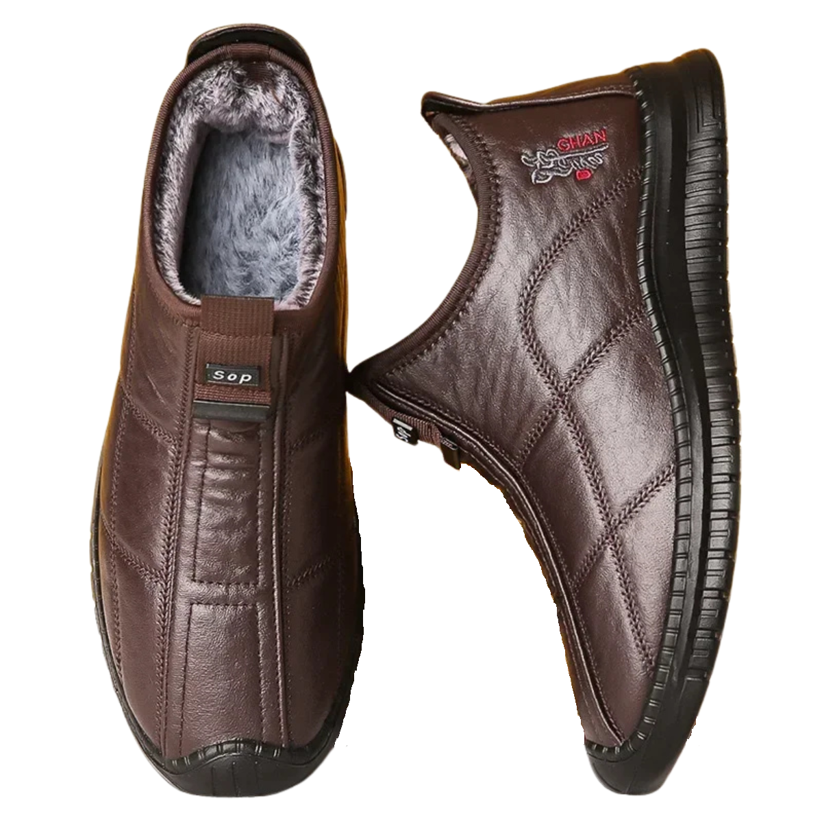 Waterproof Non-Slip Platform Boots for Men - Warm Winter Work Footwear