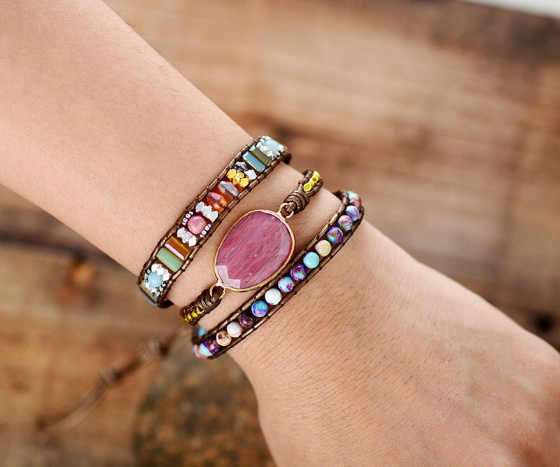HarmonyWrap | Natural Stone Healing Bracelet