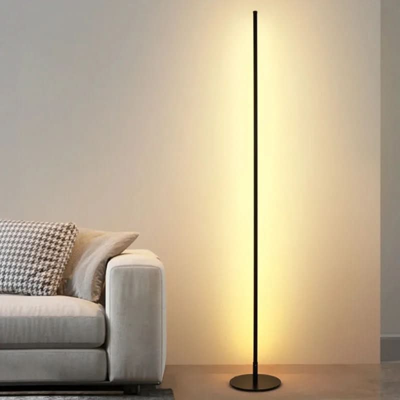 Sleek Dimmable Floor Lamp with Slim Metal Stand – Warm Light
