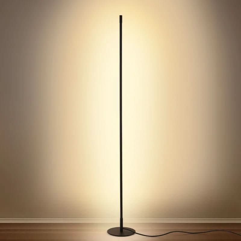 Sleek Dimmable Floor Lamp with Slim Metal Stand – Warm Light