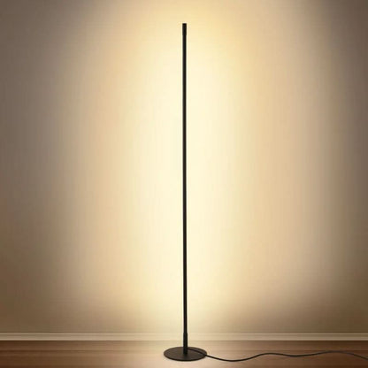 Sleek Dimmable Floor Lamp with Slim Metal Stand – Warm Light