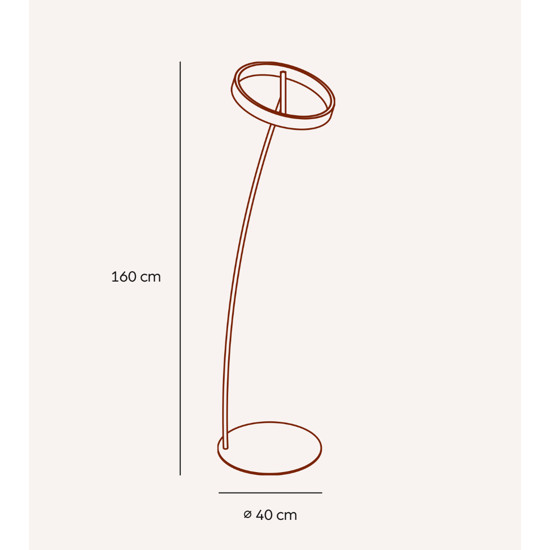 Sleek Adjustable LED Floor Lamp with Remote Control