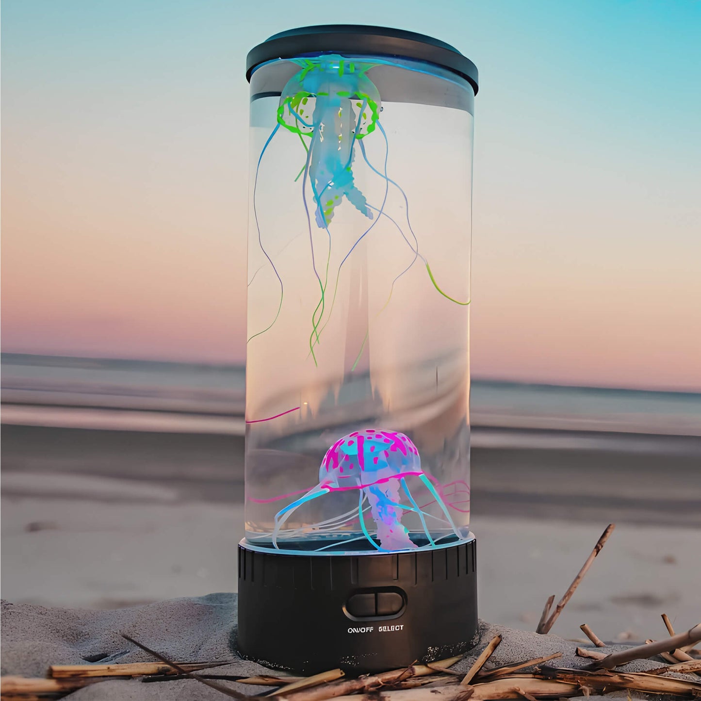 Calming Jellyfish Table Lamp with LED Light