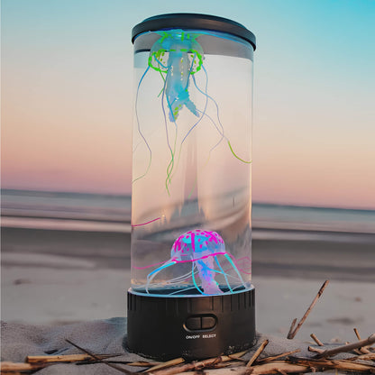 Calming Jellyfish Table Lamp with LED Light
