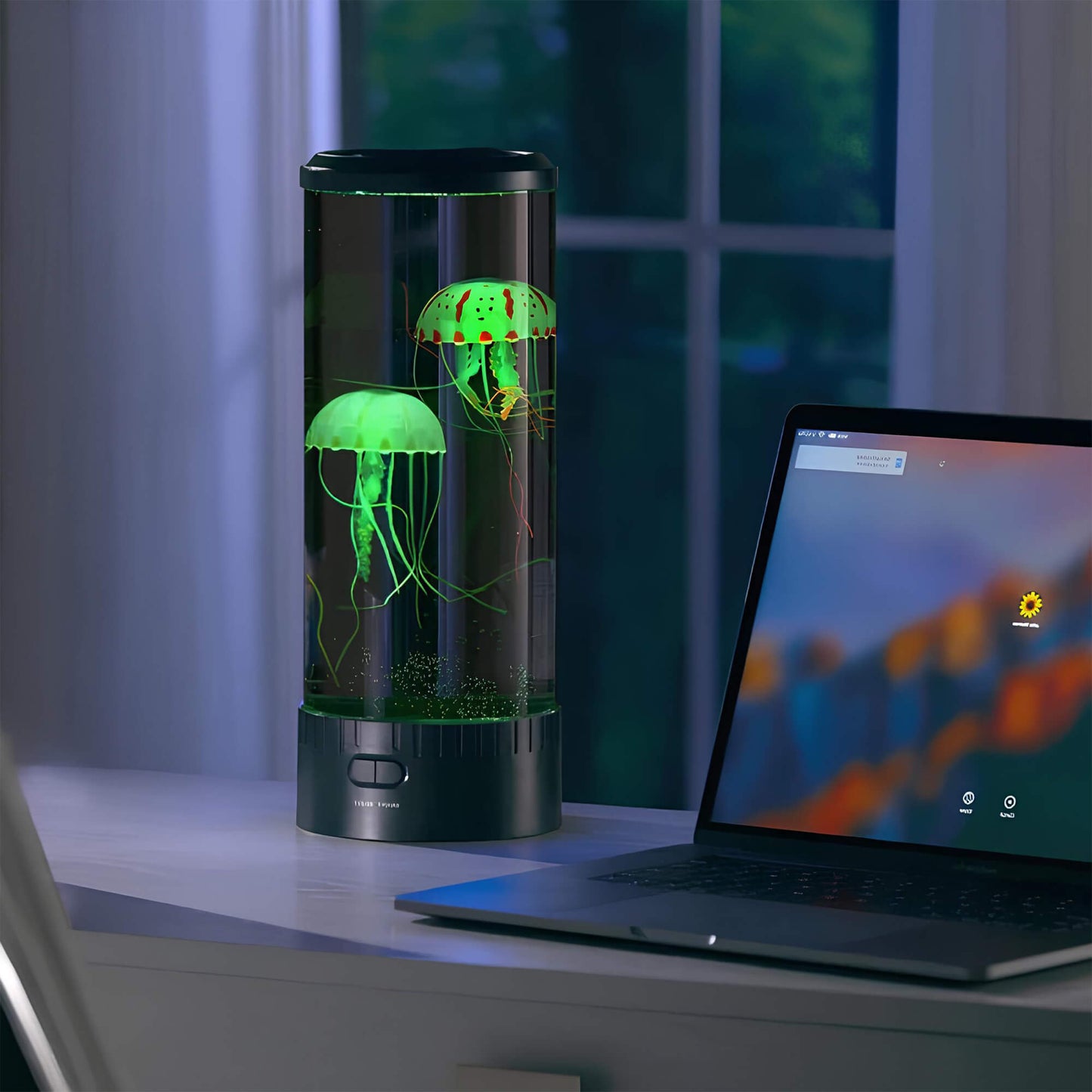 Calming Jellyfish Table Lamp with LED Light