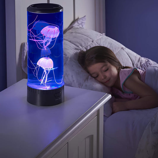 Calming Jellyfish Table Lamp with LED Light