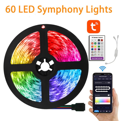 Smart LED Lighting Strip with RGB Control for All Spaces