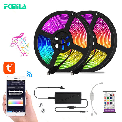 Smart LED Lighting Strip with RGB Control for All Spaces