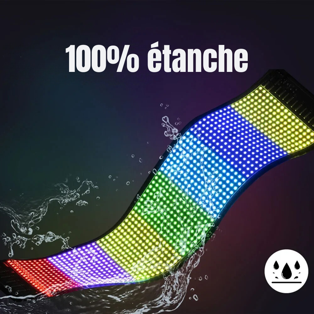 Adjustable LED Car Panel with Customization Options