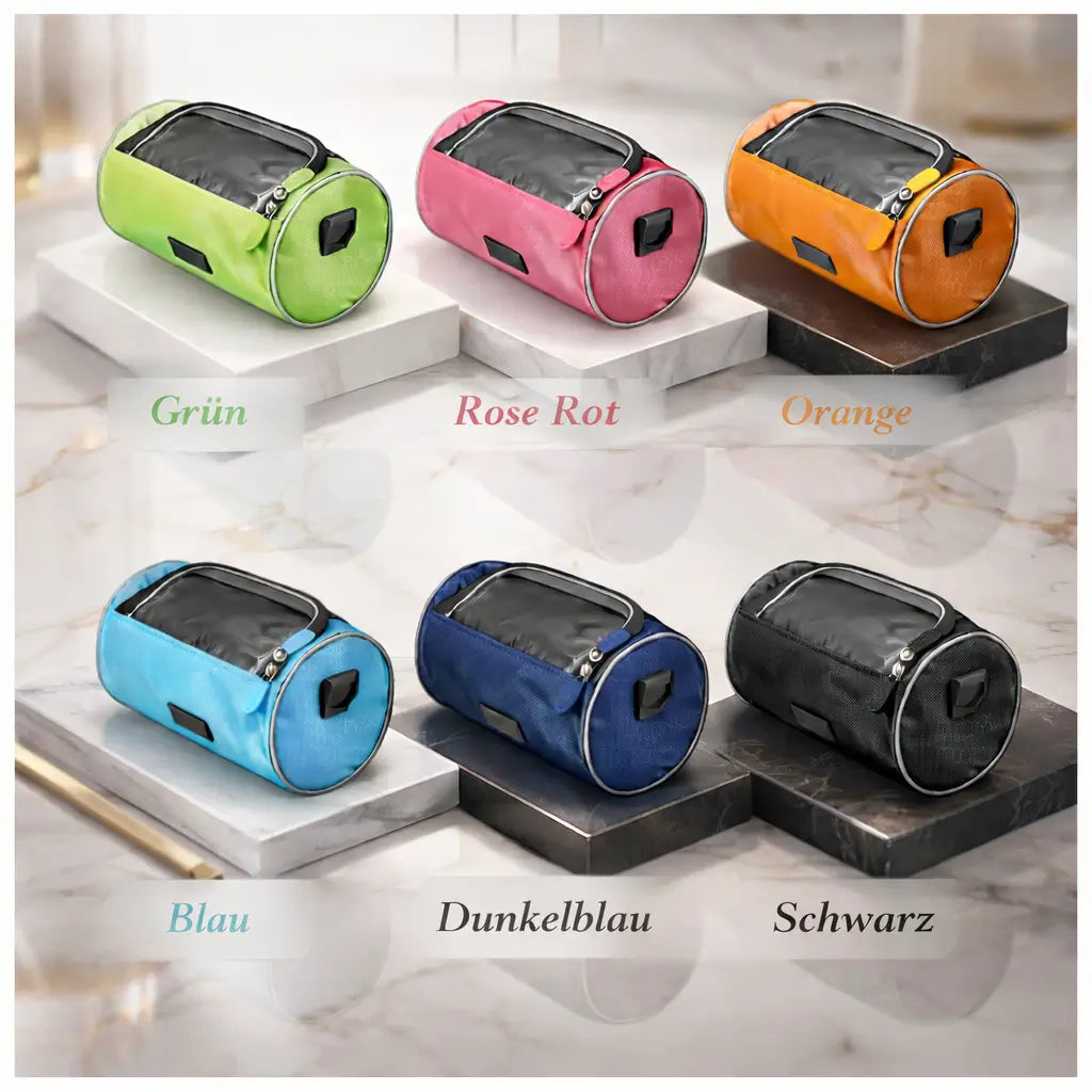 Handlebar Bicycle Bag | Waterproof Cycling Pouch with Touchscreen