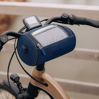 Ultimate Weatherproof Bicycle Handlebar Organizer with Touchscreen