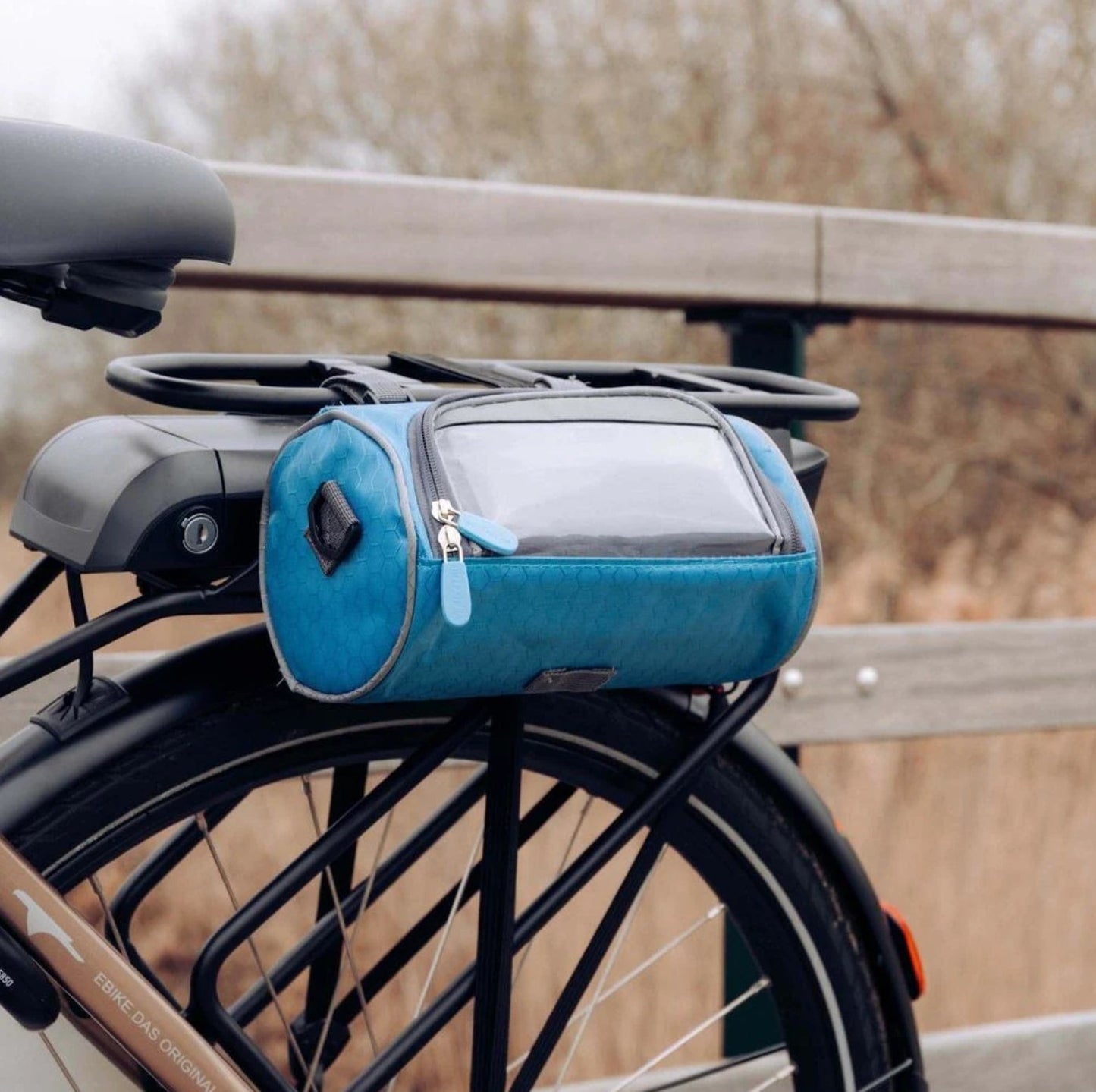 Handlebar Bicycle Bag | Waterproof Cycling Pouch with Touchscreen