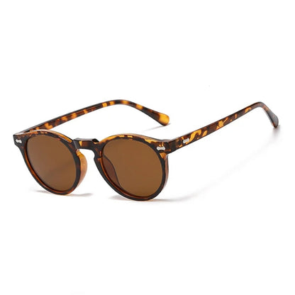 Round Sunglasses with Polarized Lenses for Men and Women - Vintage Style