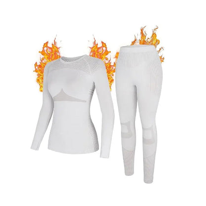 Thermal Underwear Set for Women - Ski Top and Bottom