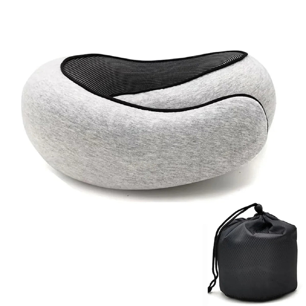 Neck Travel Pillow with U-Shaped Memory Foam Support