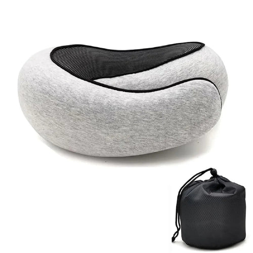 Neck Travel Pillow with U-Shaped Memory Foam Support