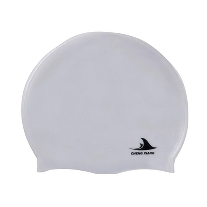 Waterproof Silicone Swim Cap for Long Hair - Unisex Adult Size Large