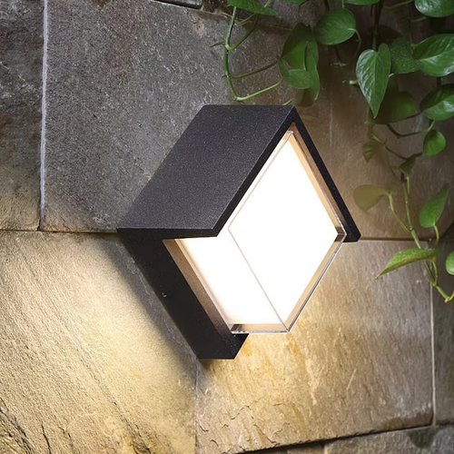 LED Outdoor Wall Light with Integrated Motion Detection Sensor
