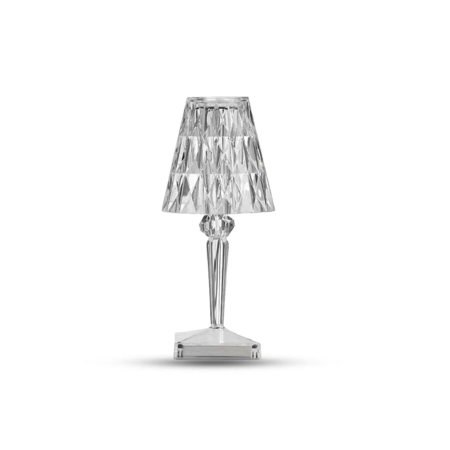 Elegant Touch Sensor Table Lamp with USB – CrystalGlow Design