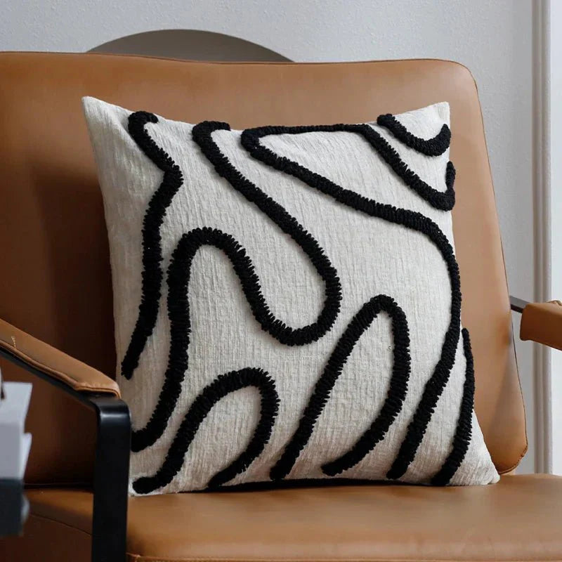 Chenille Cushions – Timeless Elegance with Graphic Texture