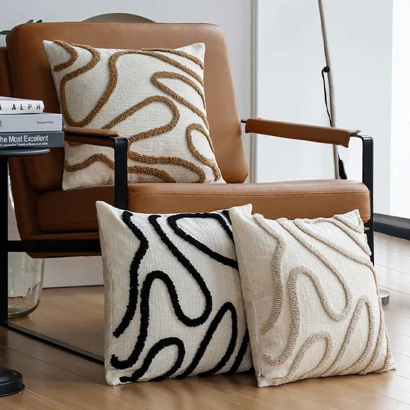 Chenille Cushions – Timeless Elegance with Graphic Texture