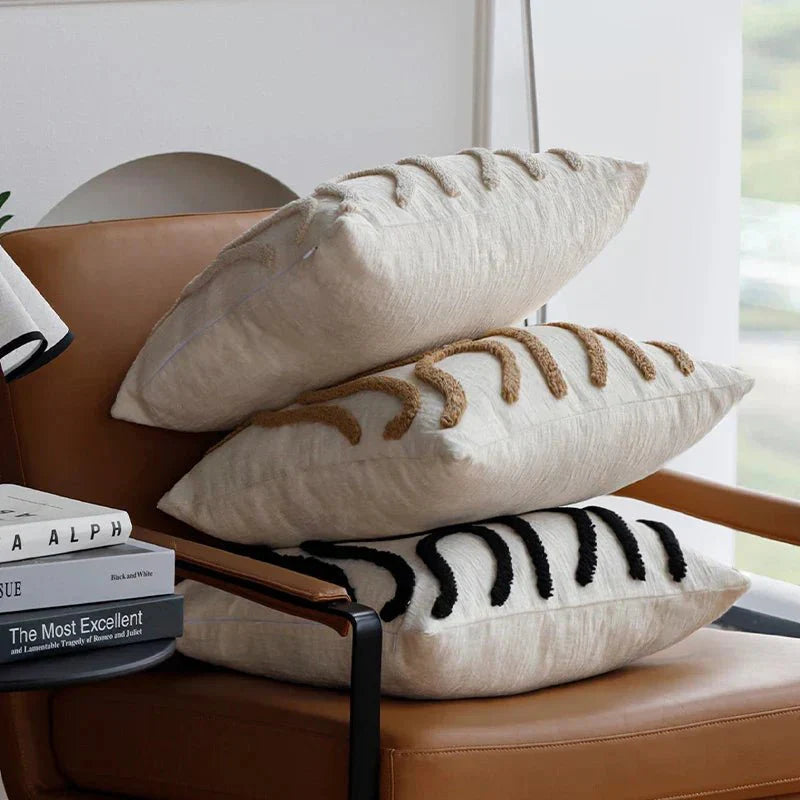 Chenille Cushions – Timeless Elegance with Graphic Texture