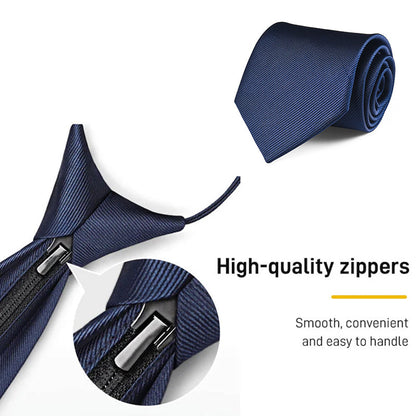 Zipper Neck Tie