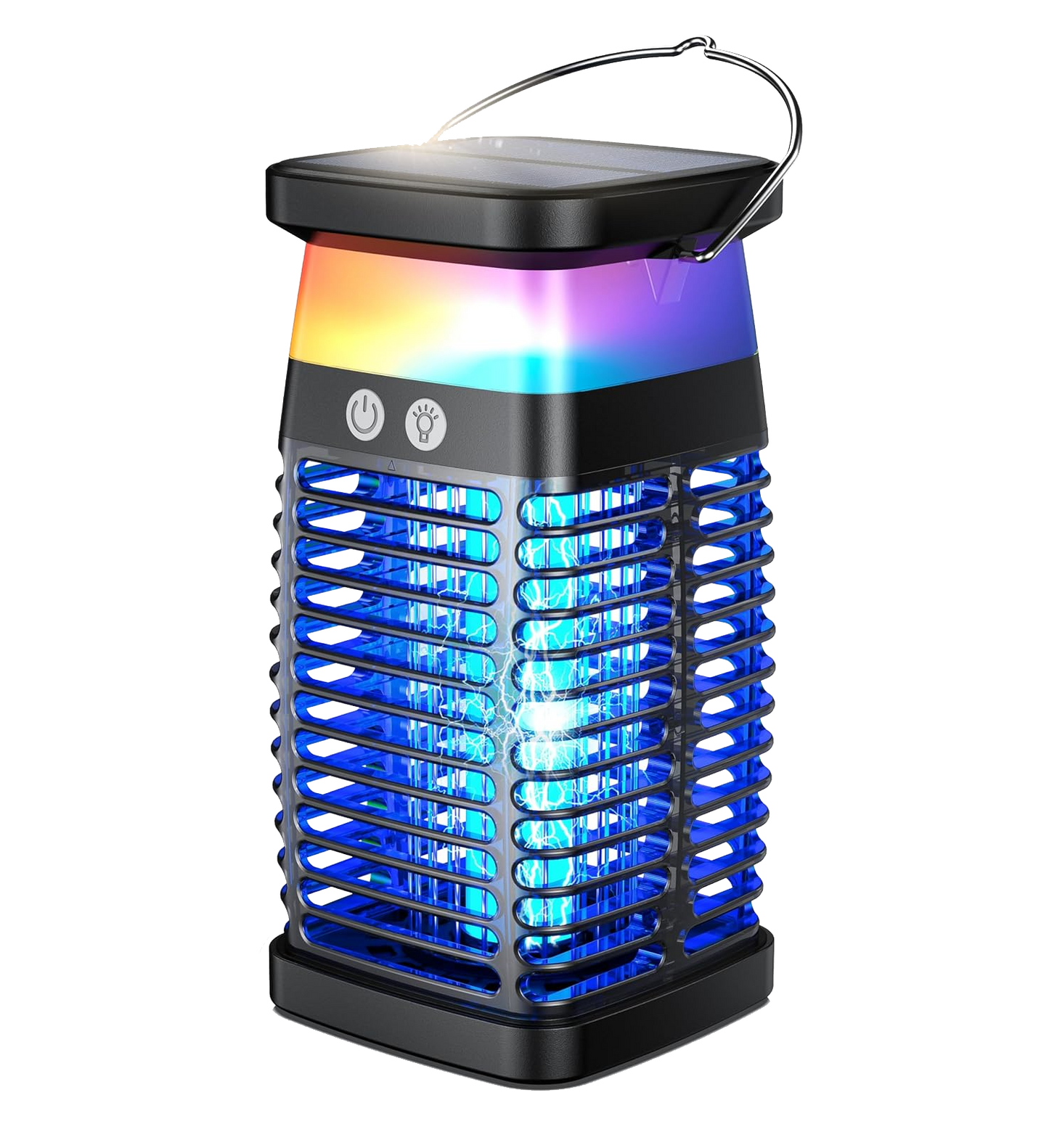 Solar Lantern and Bug Zapper for Outdoor Use – 2,100 Sq Ft Coverage