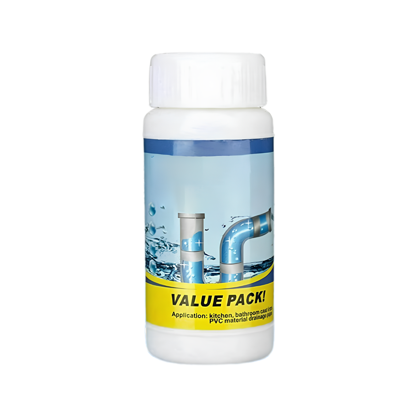 Powerful Drain Cleaner Powder with Active Foam | Eliminates Grease, Hair & Blockages | Odor Neutralization | Ideal for Sinks, Showers & Balconies