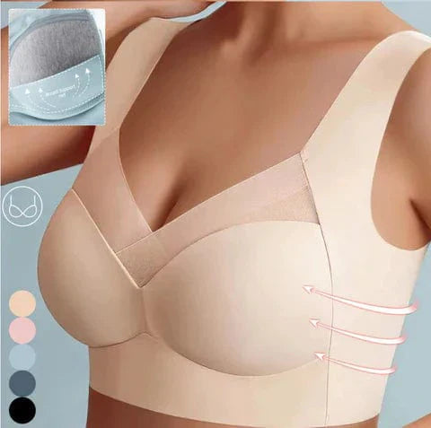 Seamless Wireless Comfort Bra – Breathable, Supportive, All-Day Invisible Hold – Buy 2, Get 1 Free