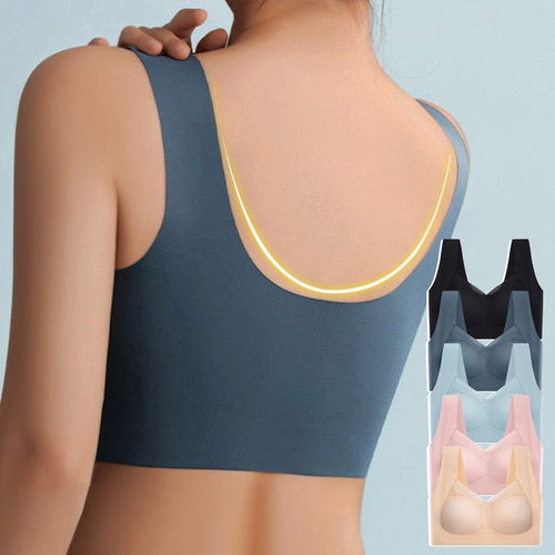 Seamless Wireless Comfort Bra – Breathable, Supportive, All-Day Invisible Hold – Buy 2, Get 1 Free