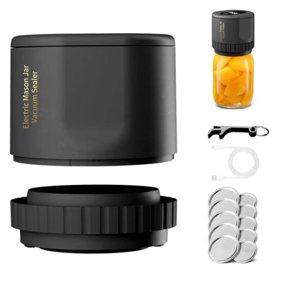 Electric Vacuum Sealer for Mason Jars - Preserves Food Freshness