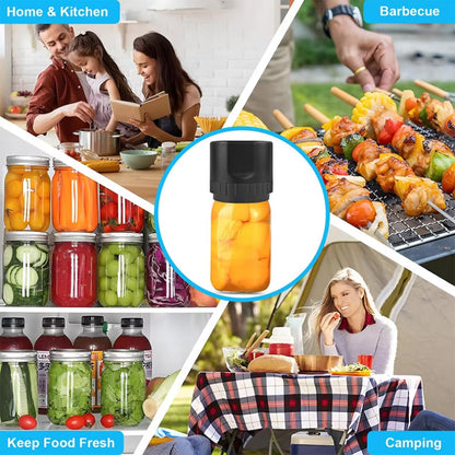 Electric Vacuum Sealer for Mason Jars - Preserves Food Freshness