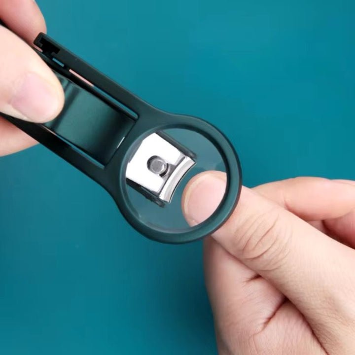 Precision Nail Clipper with Magnifier & Built-in File – NailMaster Pro