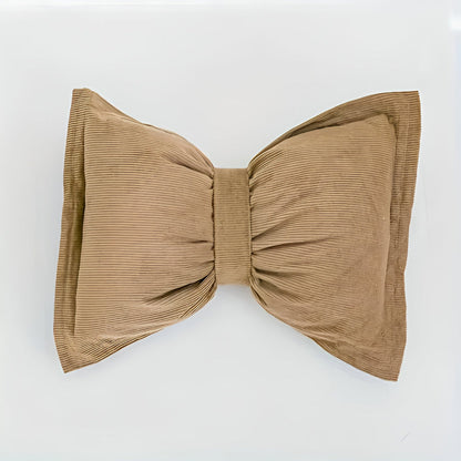 Chic Bow Accent Pillow for Cozy Spaces