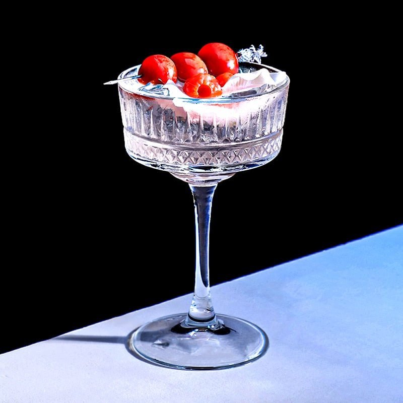Pair of 2 Handcrafted Glass Cocktail Tumblers